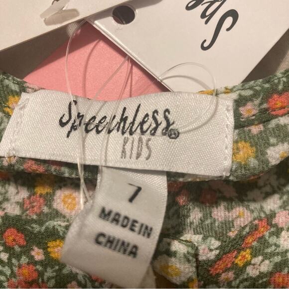 NWT Speechless kids cottagecore blouse and scrunchie - Picture 2 of 6